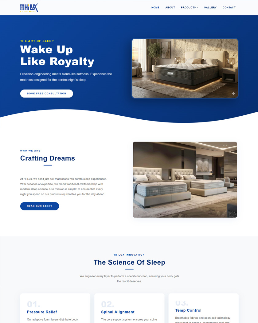 Team discussing web design
